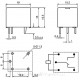 12V Relais 10A / 250V - geschikt voor witgoed!